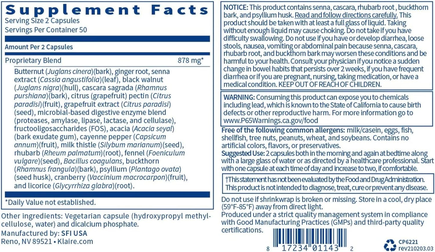 RHMD Herbal Clear 100 Capsules - Probiotics + Botanicals Supplement