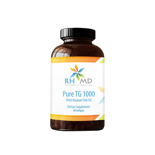 RHMD Pure TG 1000 Wild Alaskan Fish Oil 60 Softgels