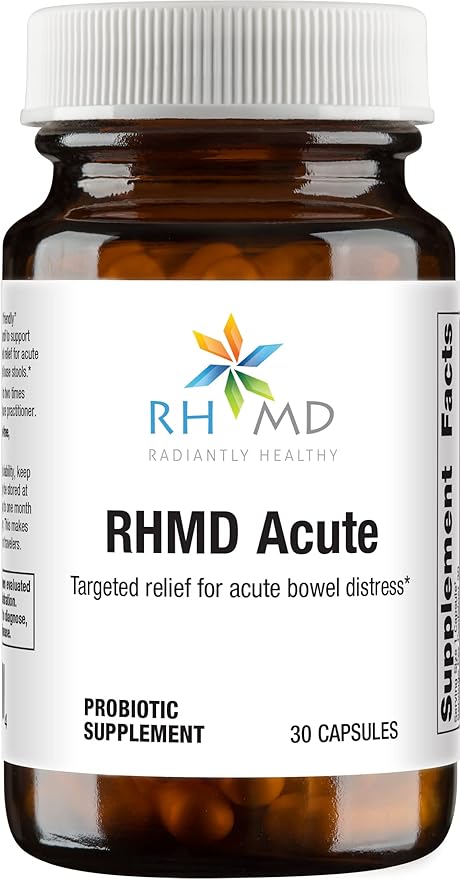 RHMD Acute - Targeted Relief for Acute Bowel Distress - probiotic Supplement (30