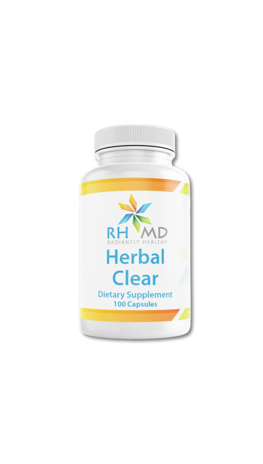 RHMD Herbal Clear 100 Capsules - Probiotics + Botanicals Supplement